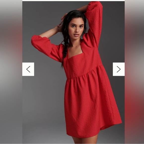 Anthropologie Dresses & Skirts - Anthropologie Amadi Esther Mini Red Dress